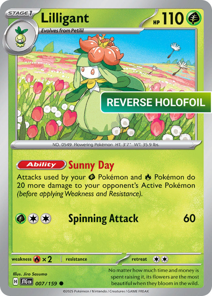 Lilligant (JTG) #007 [EN/R] s/o