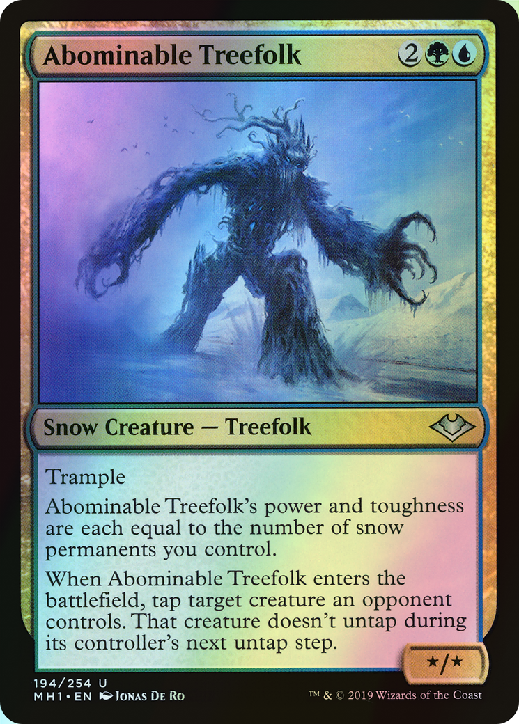 Abominable Treefolk (MH1) #194 [EN/F]