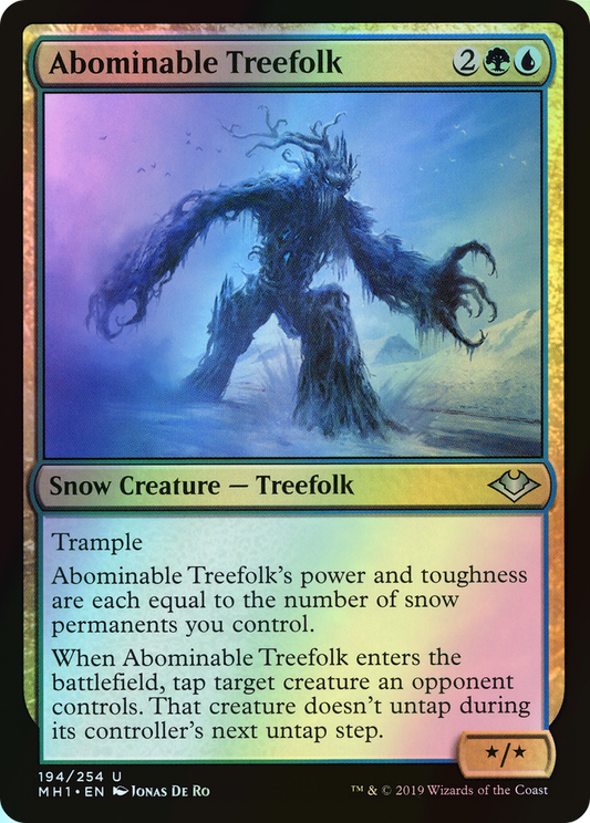 Abominable Treefolk (MH1) #194 [EN/F]