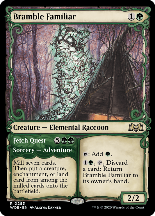 Bramble Familiar // Fetch Quest (WOE) #283 [EN/N]