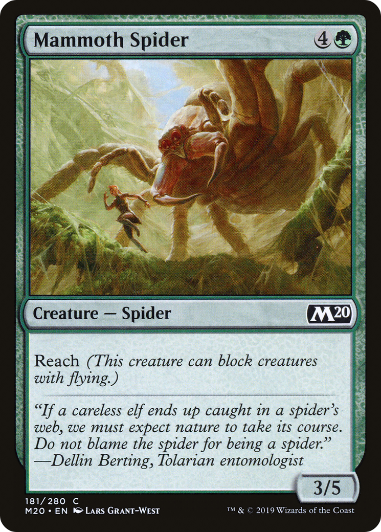 Mammoth Spider (M20) #181 [EN/N]