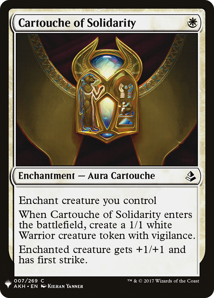 Cartouche of Solidarity (PLST) #AKH-7 [EN/N] s/o