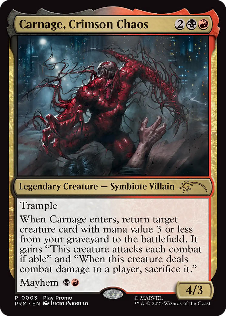 Carnage, Crimson Chaos (PW25) #13 [EN/N]