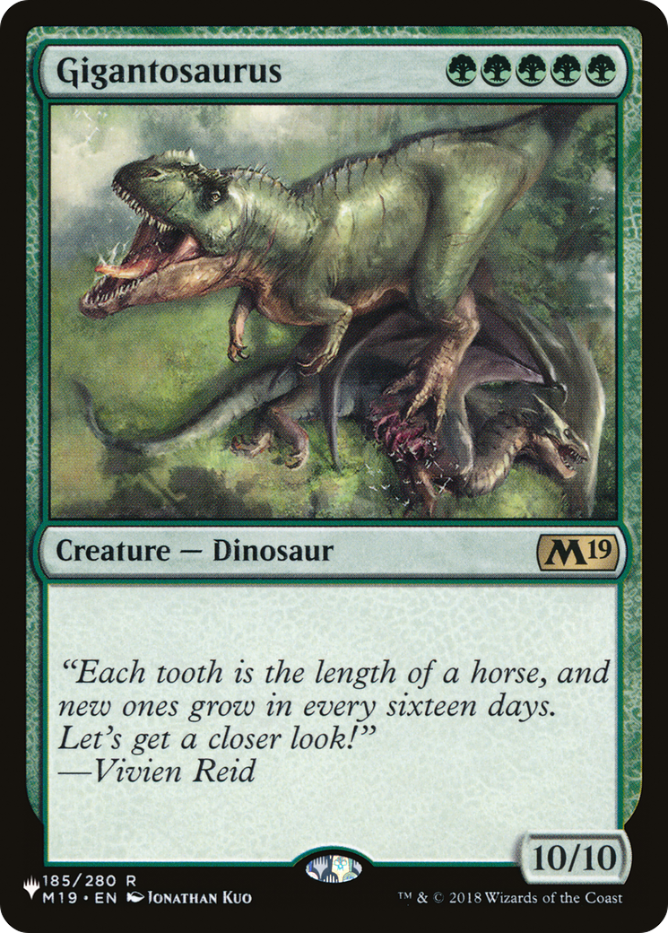 Gigantosaurus (PLST) #M19-185 [EN/N]