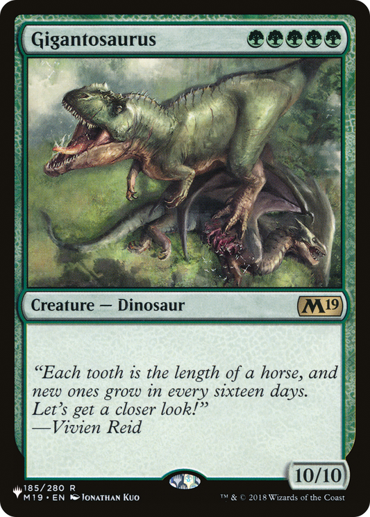 Gigantosaurus (PLST) #M19-185 [EN/N]