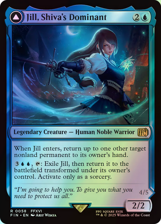 Jill, Shiva's Dominant // Shiva, Warden of Ice (FIN) #58 [EN/F] s/o