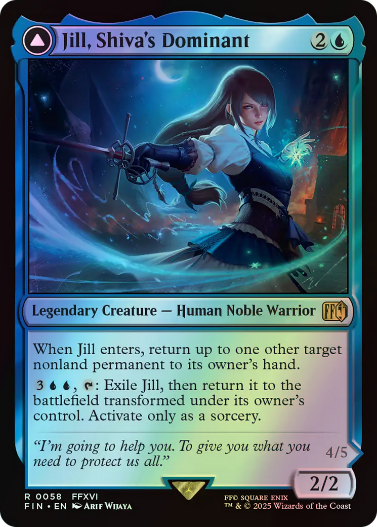 Jill, Shiva's Dominant // Shiva, Warden of Ice (FIN) #58 [EN/F] s/o