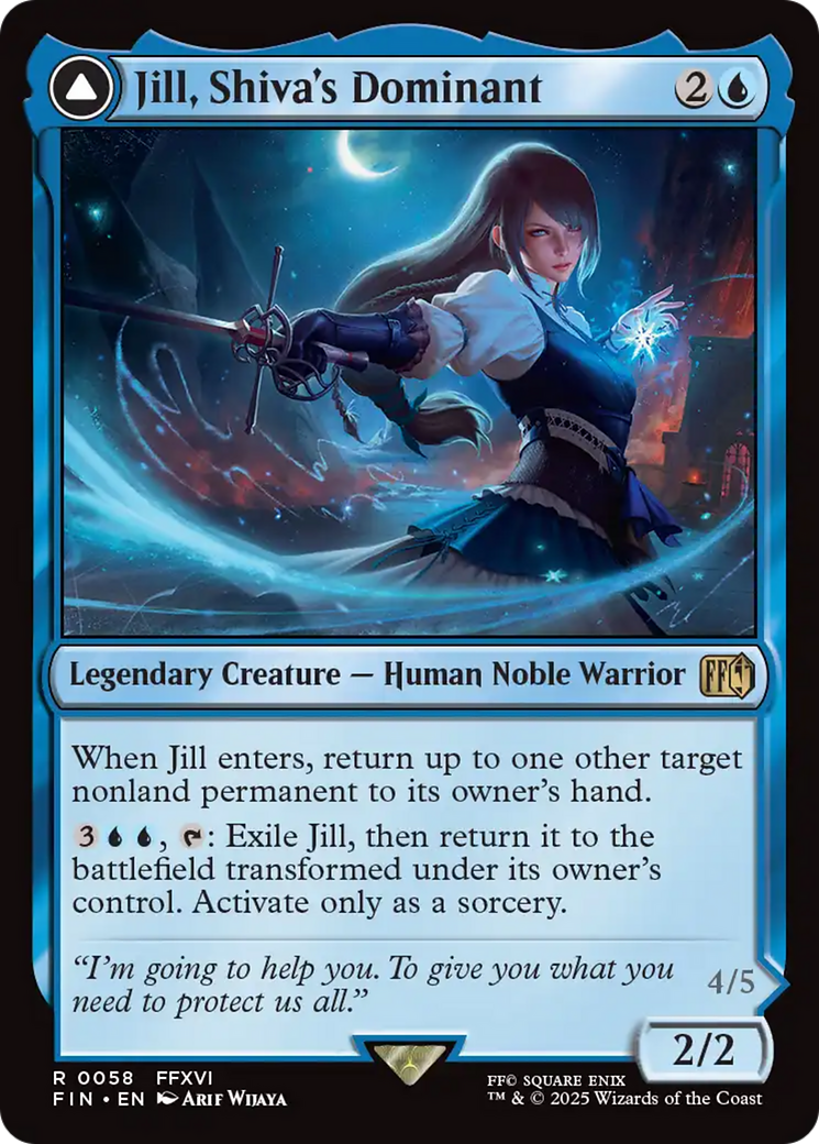 Jill, Shiva's Dominant // Shiva, Warden of Ice (FIN) #58 [EN/N] s/o