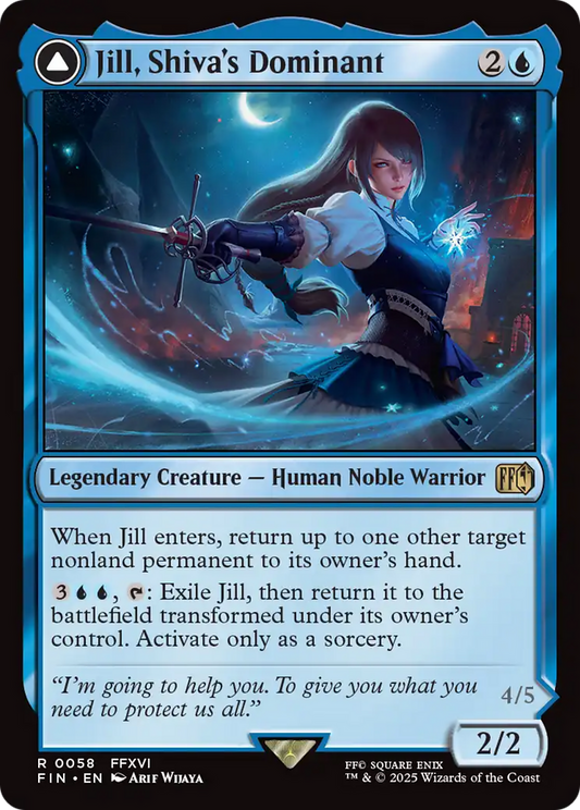 Jill, Shiva's Dominant // Shiva, Warden of Ice (FIN) #58 [EN/N] s/o