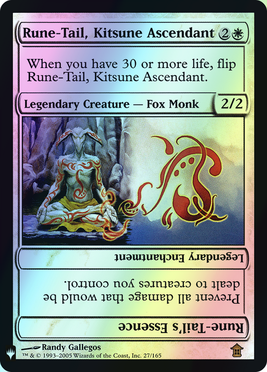 Rune-Tail, Kitsune Ascendant // Rune-Tail's Essence (PLST) #SOK-27 [EN/F] s/o