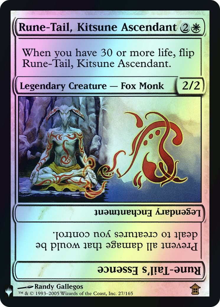 Rune-Tail, Kitsune Ascendant // Rune-Tail's Essence (PLST) #SOK-27 [EN/F] s/o