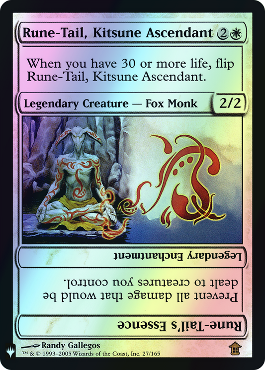 Rune-Tail, Kitsune Ascendant // Rune-Tail's Essence (PLST) #SOK-27 [EN/F] s/o
