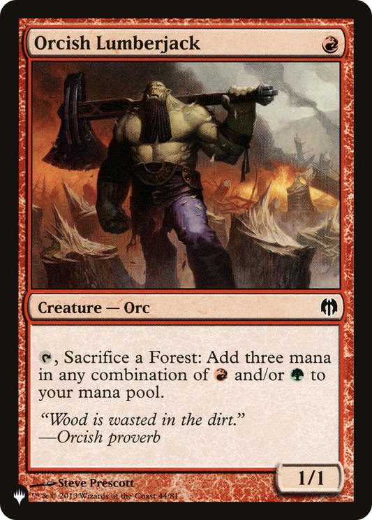 Orcish Lumberjack (PLST) #DDL-44 [EN/N]