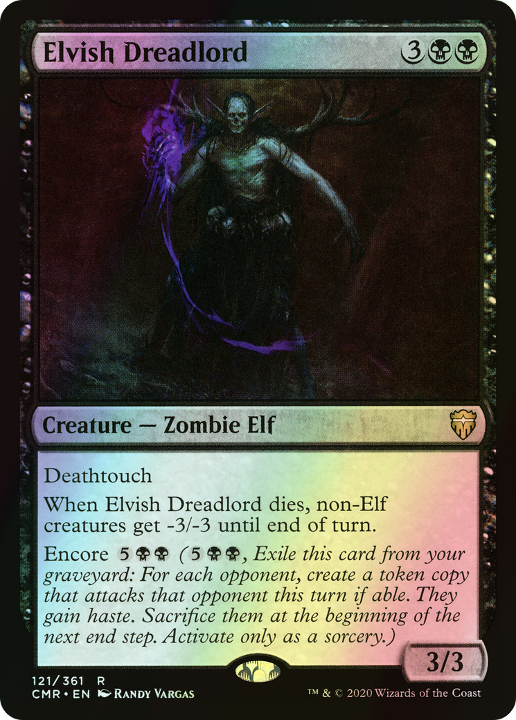 Elvish Dreadlord (CMR) #121 [EN/F] s/o