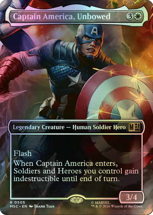 Captain America, Unbowed (MSC) #505 [EN/F]