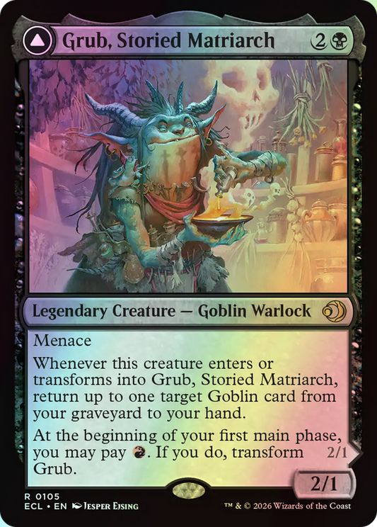 Grub, Storied Matriarch // Grub, Notorious Auntie (ECL) #105 [EN/F] s/o