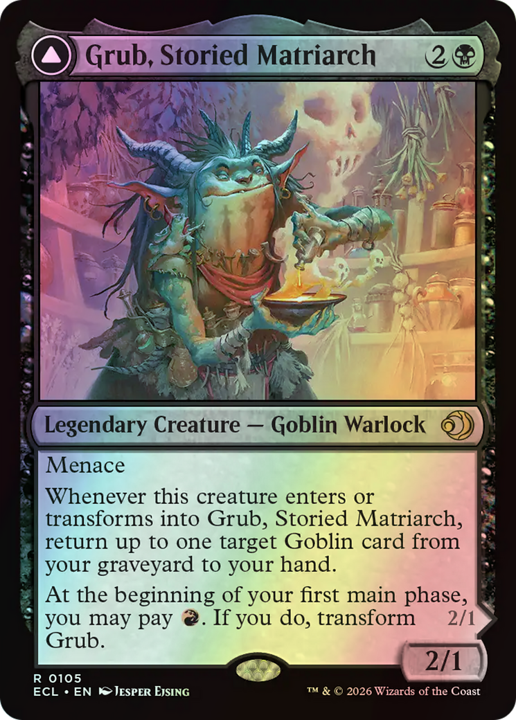 Grub, Storied Matriarch // Grub, Notorious Auntie (ECL) #105 [EN/F] s/o