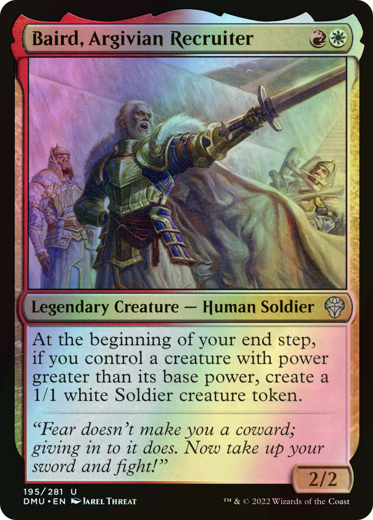 Baird, Argivian Recruiter (DMU) #195 [EN/F] s/o