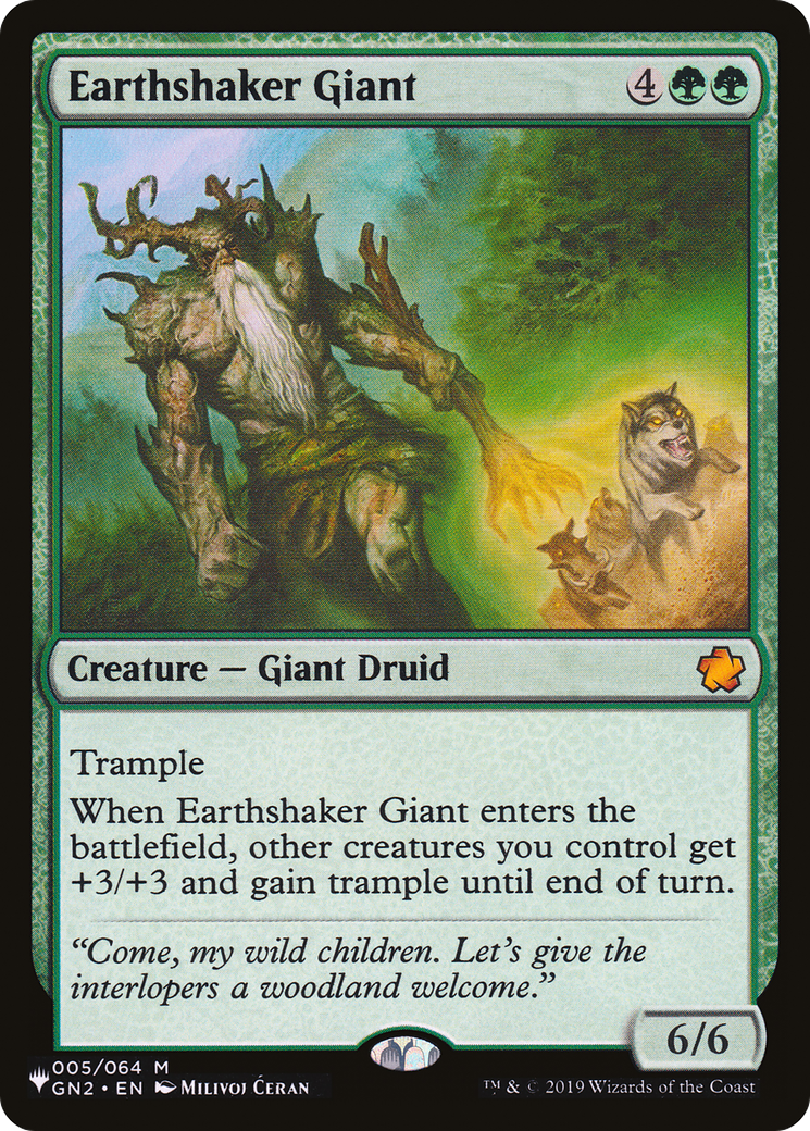 Earthshaker Giant (PLST) #GN2-5 [EN/N]