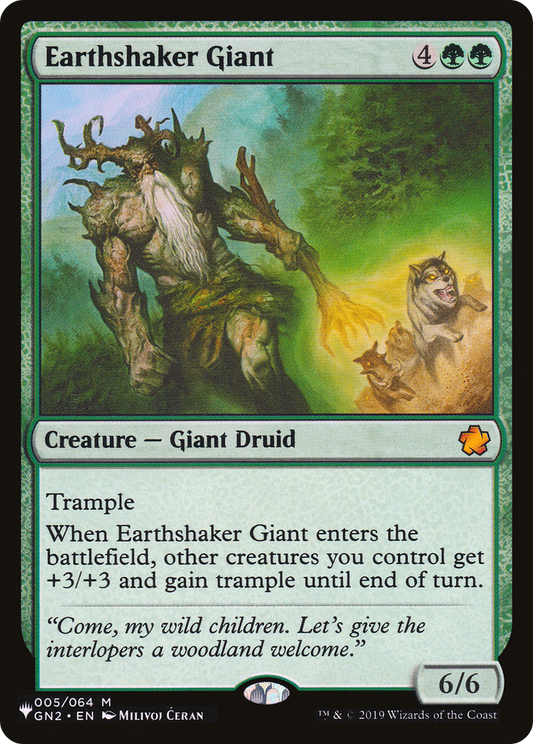 Earthshaker Giant (PLST) #GN2-5 [EN/N]