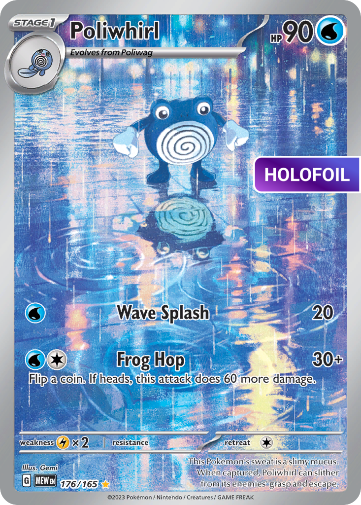 Poliwhirl (MEW) #176 [EN/H]