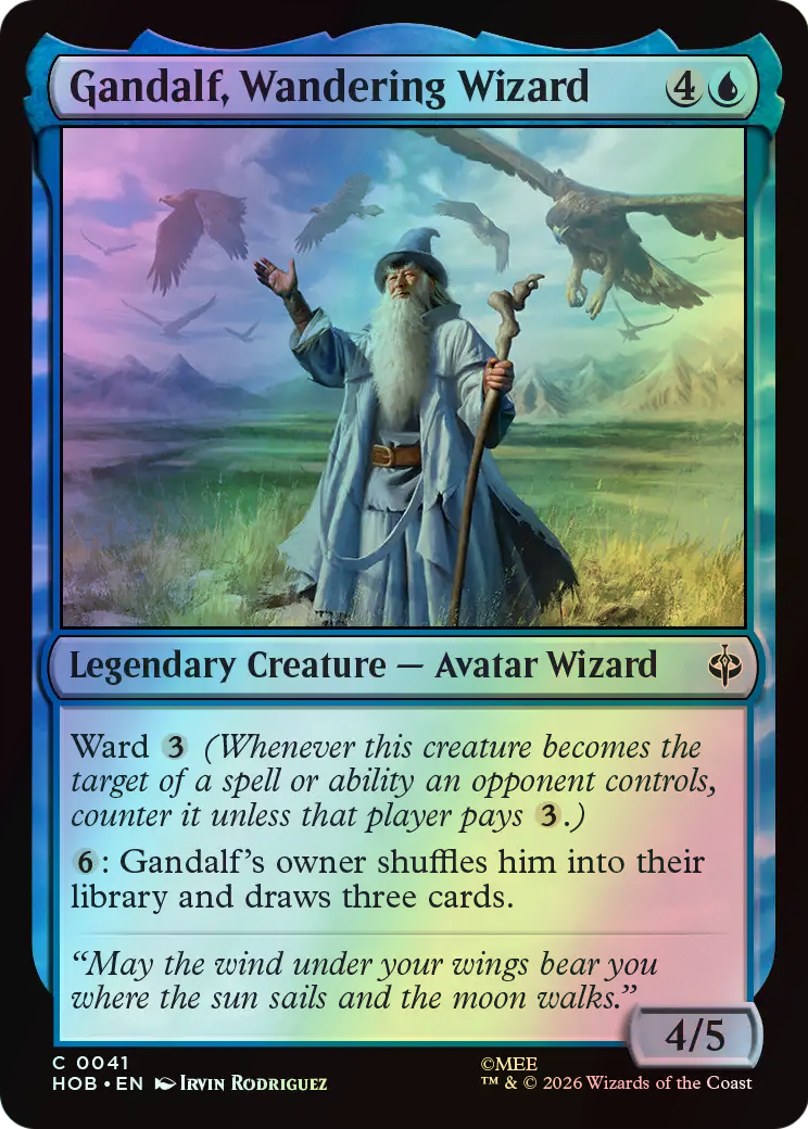 Gandalf, Wandering Wizard (HOB) #41 [EN/F]