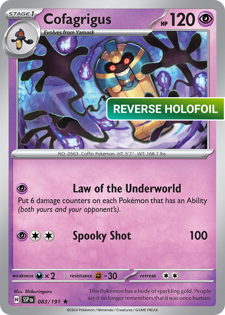 Cofagrigus (SSP) #083 [EN/R] s/o