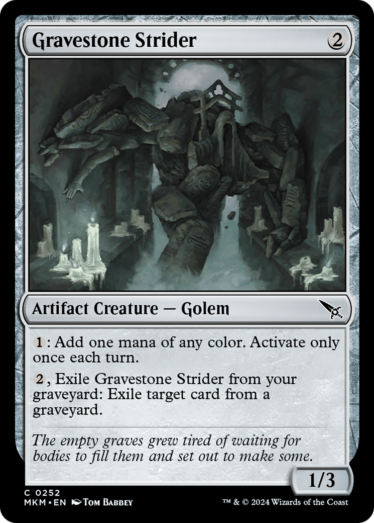 Gravestone Strider (MKM) #252 [EN/N]