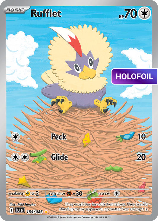 Rufflet - 154/086 (BLK) #154 [EN/H] s/o