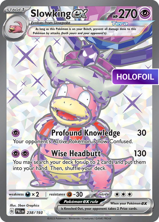 Slowking ex - 238/193 (PAL) #238 [EN/H] s/o