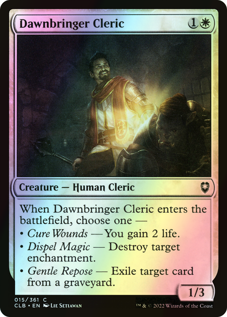 Dawnbringer Cleric (CLB) #15 [EN/F] s/o