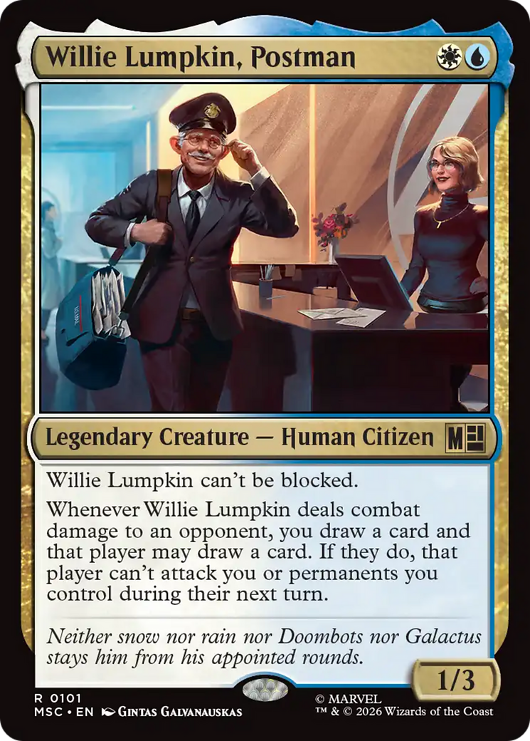 Willie Lumpkin, Postman (MSC) #101 [EN/N]
