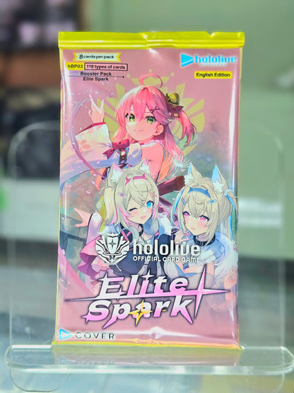 hololive OFFICIAL CARD GAME - Elite Spark [hOCG-hBP03e] - Booster Pack - English
