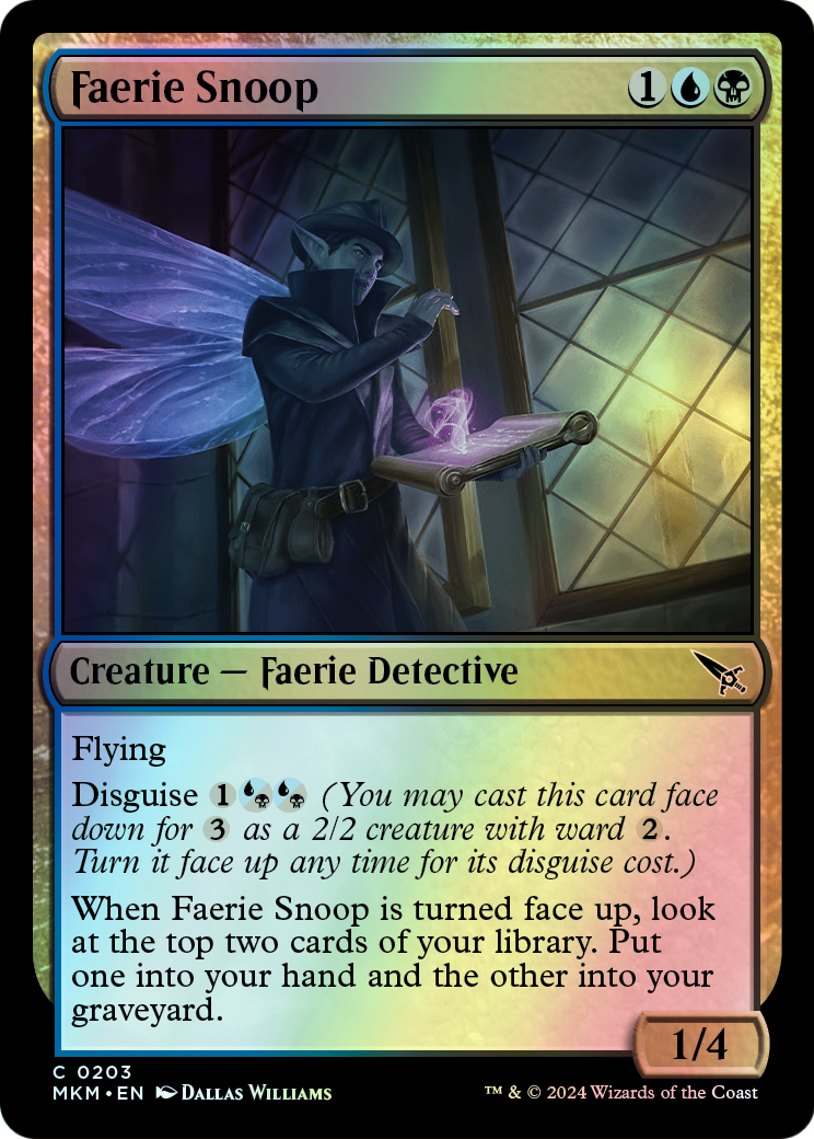 Faerie Snoop (MKM) #203 [EN/F]