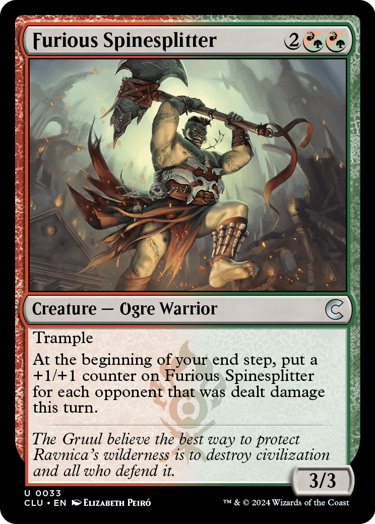 Furious Spinesplitter (CLU) #33 [EN/N]