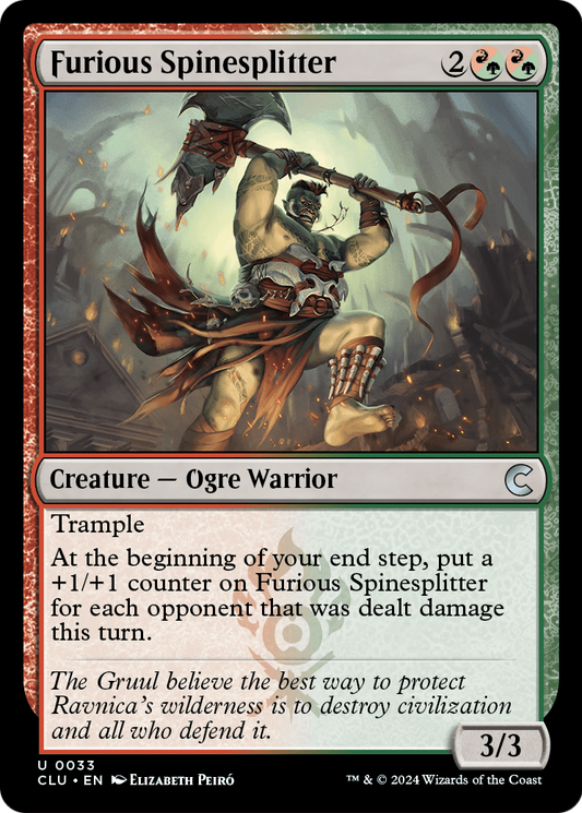 Furious Spinesplitter (CLU) #33 [EN/N]