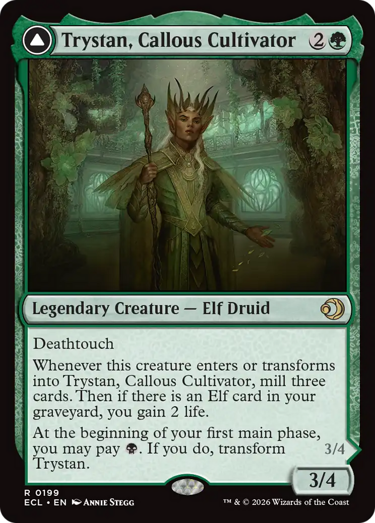 Trystan, Callous Cultivator // Trystan, Penitent Culler (ECL) #199 [EN/N] s/o