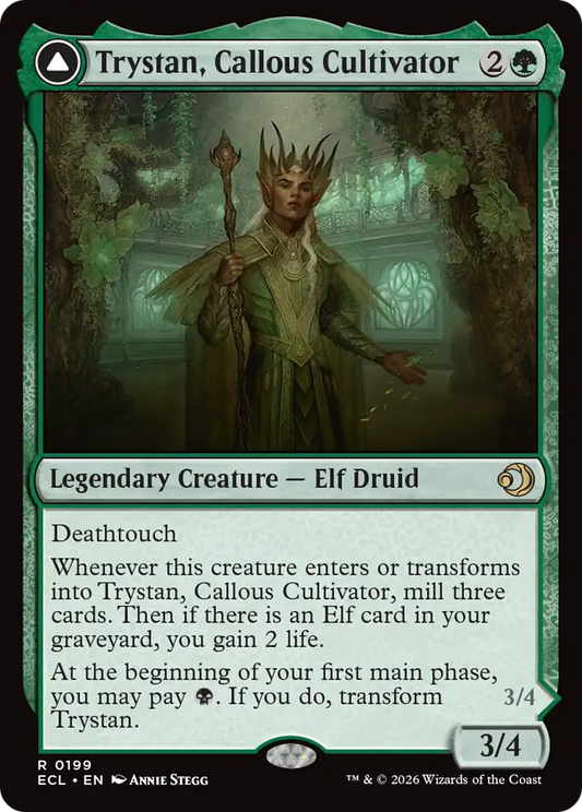 Trystan, Callous Cultivator // Trystan, Penitent Culler (ECL) #199 [EN/N] s/o
