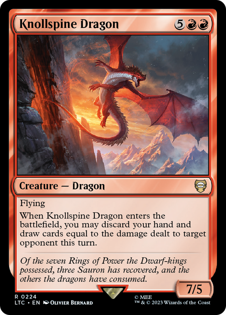 Knollspine Dragon (LTC) #224 [EN/N]