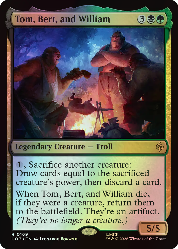 Tom, Bert, and William (HOB) #169 [EN/F]