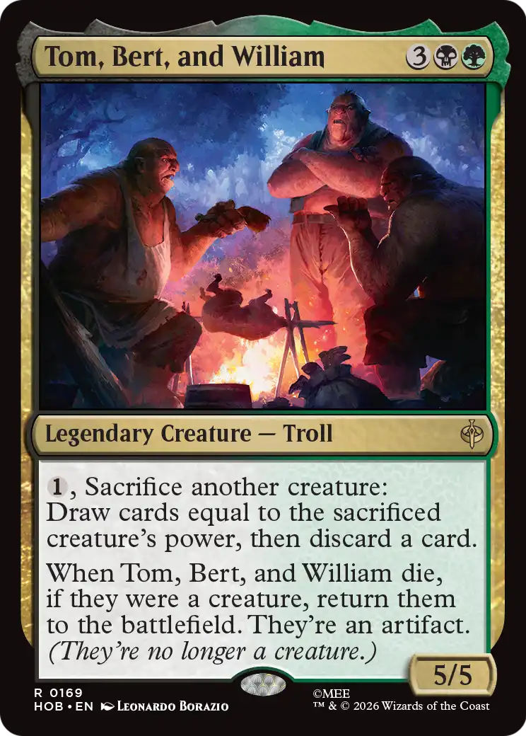 Tom, Bert, and William (HOB) #169 [EN/N]