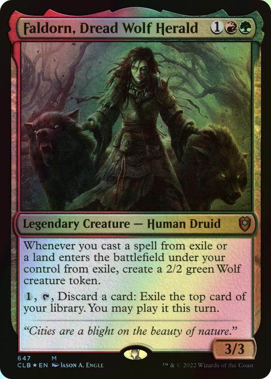 Faldorn, Dread Wolf Herald (CLB) #647 [EN/F]