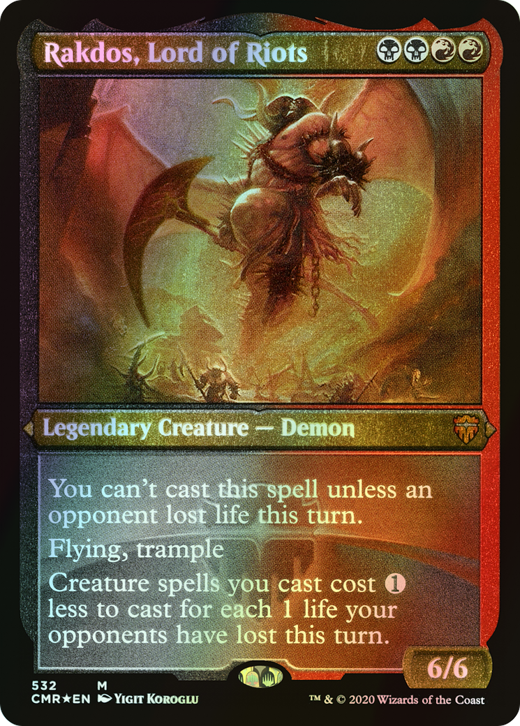 Rakdos, Lord of Riots (CMR) #532 [EN/E]