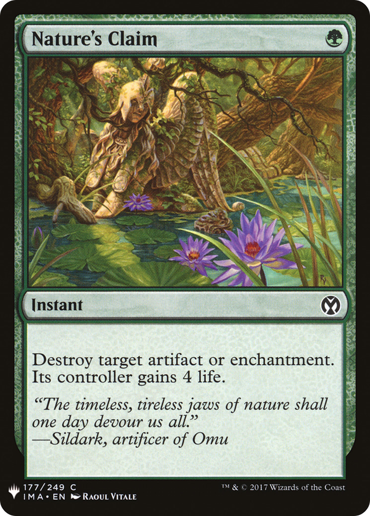 Nature's Claim (PLST) #IMA-177 [EN/N] s/o