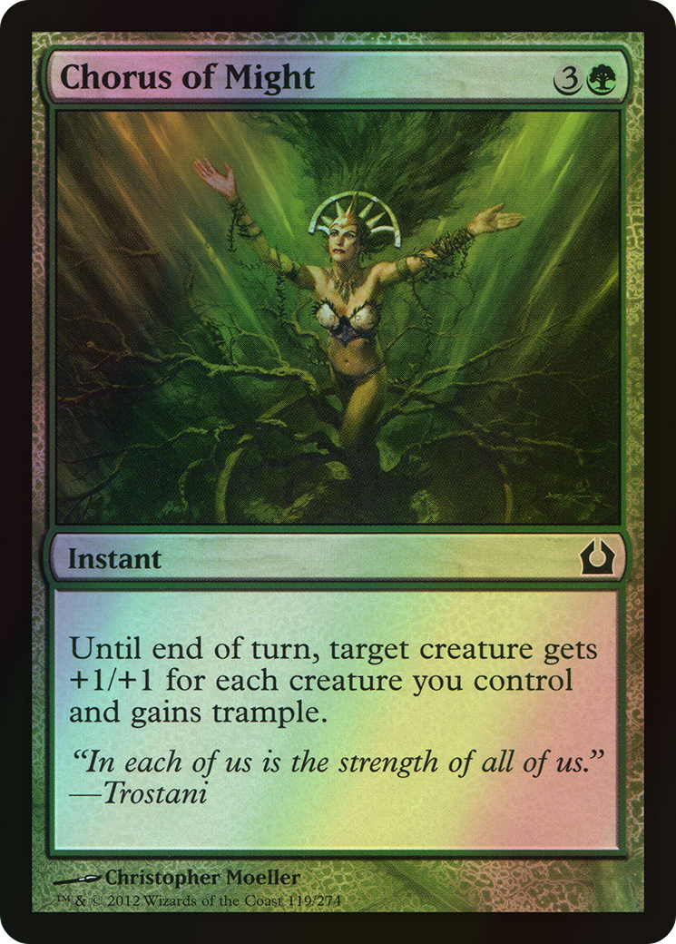 Chorus of Might (RTR) #119 [EN/F]