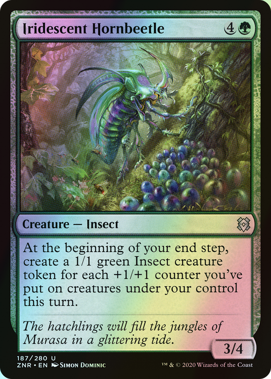 Iridescent Hornbeetle (ZNR) #187 [EN/F] s/o