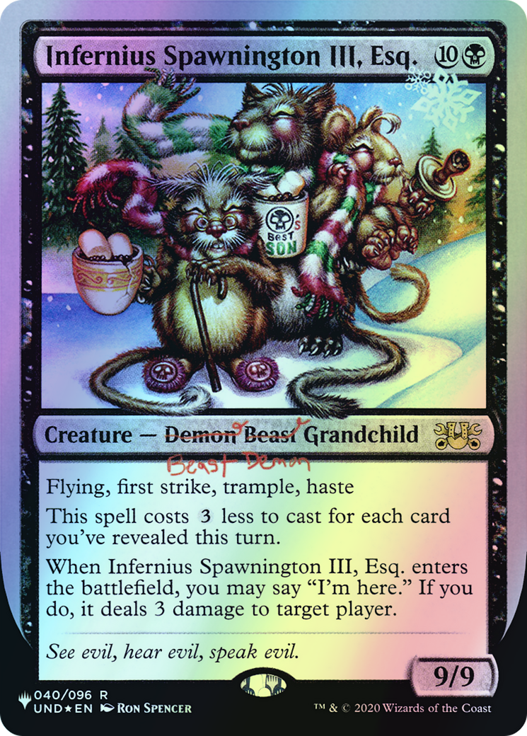 Infernius Spawnington III, Esq. (ULST) #21 [EN/F]