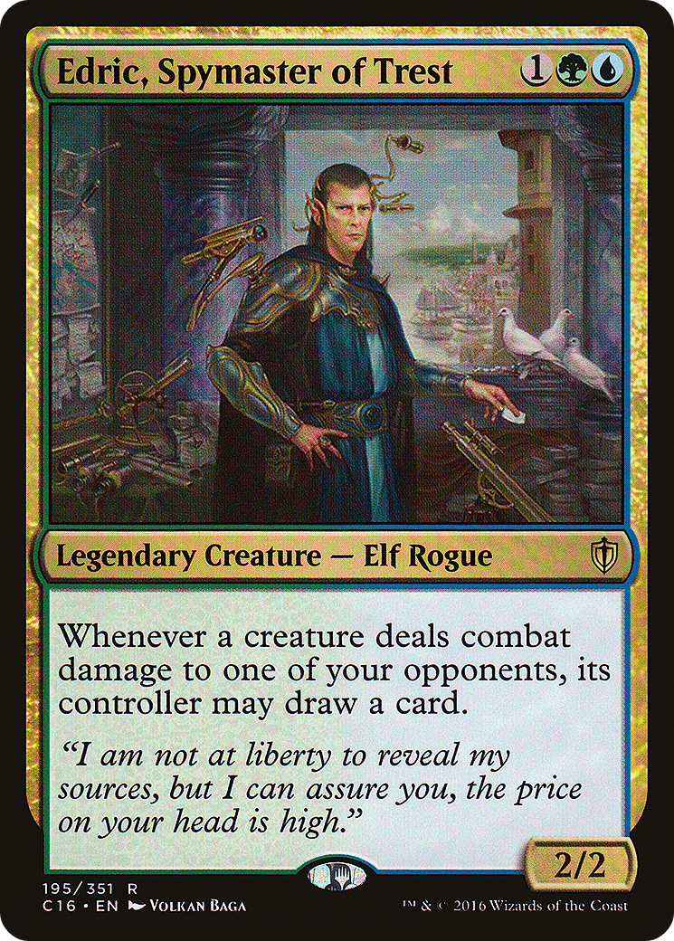 Edric, Spymaster of Trest (C16) #195 [EN/N] s/o