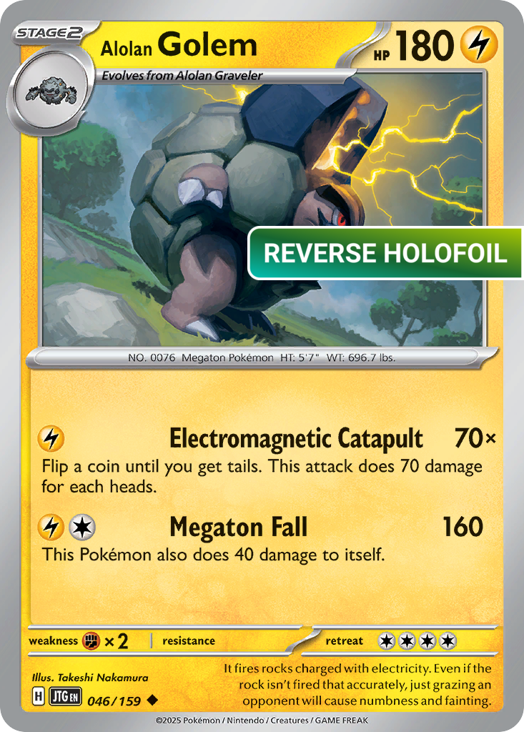 Alolan Golem (JTG) #46 [EN/R]
