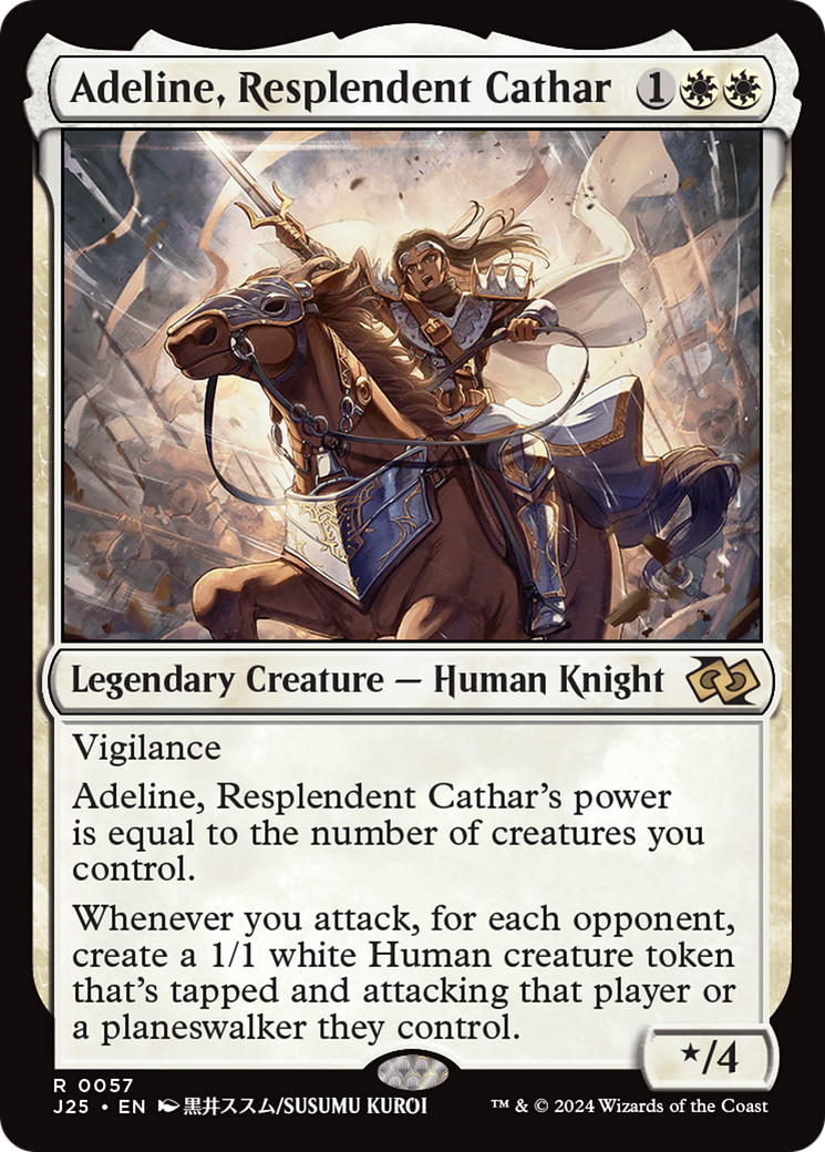 Adeline, Resplendent Cathar (J25) #57 [EN/N] s/o